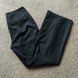 Dark grey wide leg, high rise H&M pants, size 8